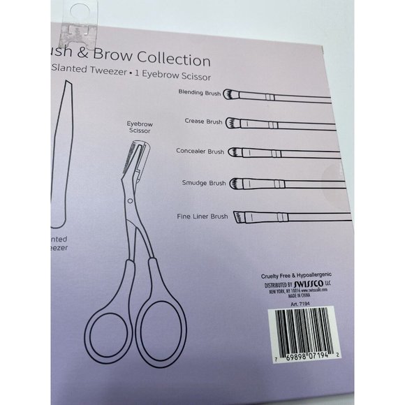 elite beauty complete brush & brow collection make up brushes - Picture 5 of 6